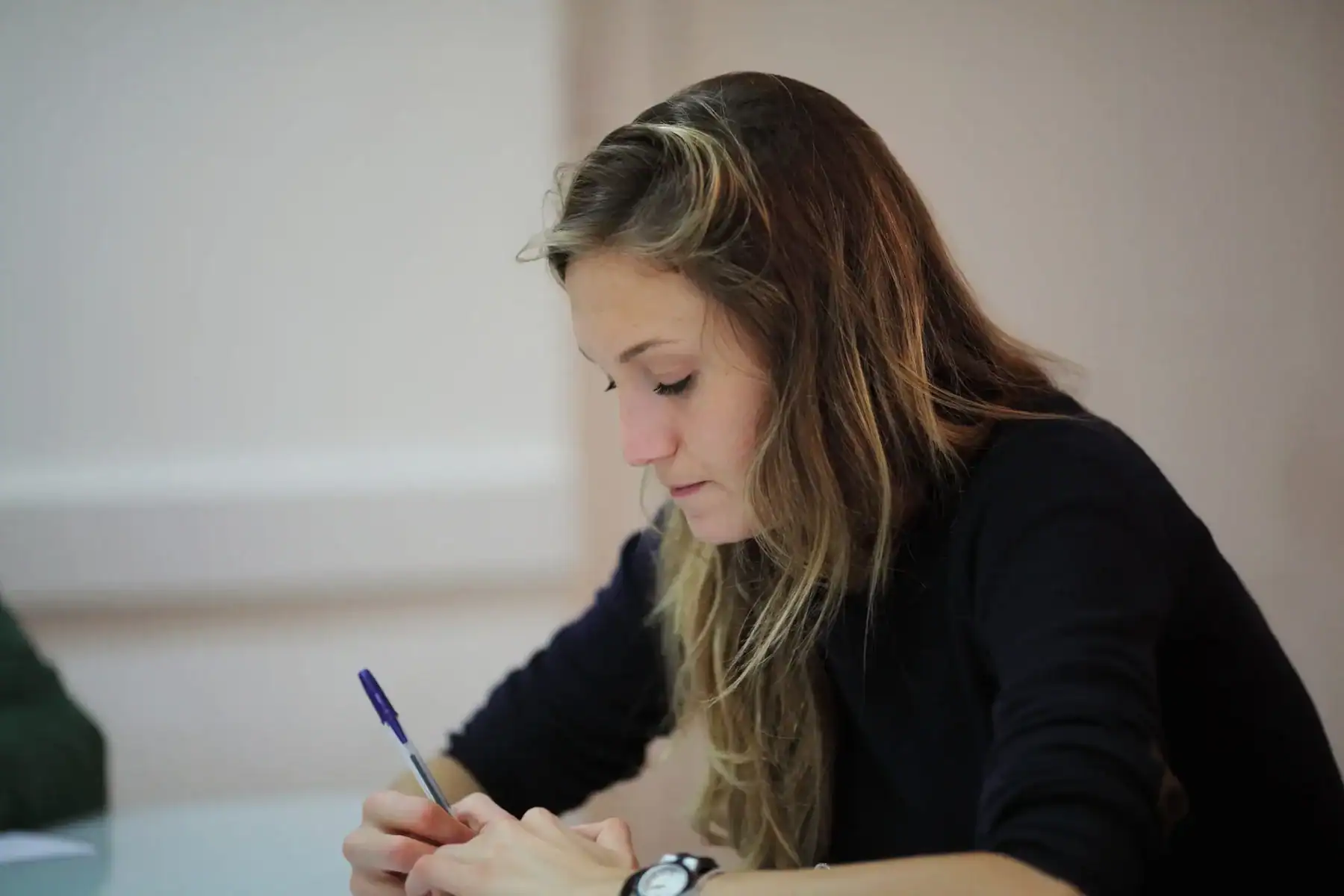 curso academico en internado Highfield school hockey